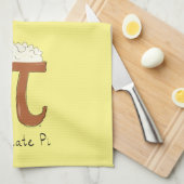 Linge De Cuisine Symbole de chocolat amusant Pi enseignant math (Quart Plié)