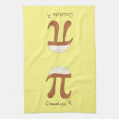 Linge De Cuisine Symbole de chocolat amusant Pi enseignant math (Vertical)