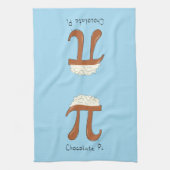 Linge De Cuisine Symbole de chocolat amusant Pi enseignant math (Vertical)
