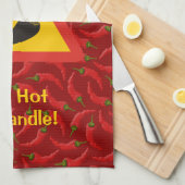 Linge De Cuisine Symbole de danger de poivre chaud (Quart Plié)