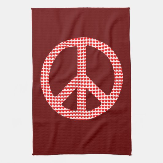 Linge De Cuisine Symbole de la paix (Vertical)