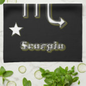 Linge De Cuisine Symbole de Scorpion (Plié)