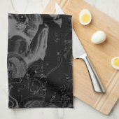 Linge De Cuisine Symbole de Taurus Constellation Hevelius circa 169 (Quart Plié)