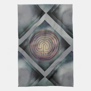Linge De Cuisine Symbole du Labyrinthe