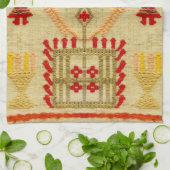 Linge De Cuisine symbole ethnique traditionnel de Grec de motif de (Plié)