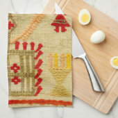 Linge De Cuisine symbole ethnique traditionnel de Grec de motif de (Quart Plié)