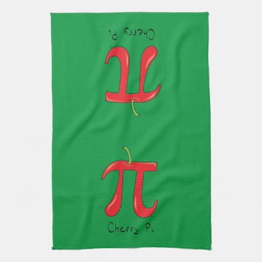 Linge De Cuisine Symbole Fantaisie Math Cherry Pi (Vertical)