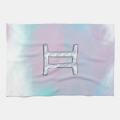 Linge De Cuisine Symbole Gemini de style perle (Horizontal)