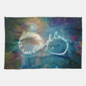 Linge De Cuisine Symbole infinité de "Live Laugh Love" mystique (Horizontal)