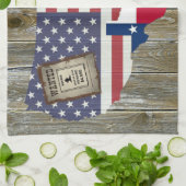 Linge De Cuisine SYMBOLE LE PLUS Recherché DE DOUILLES ÉTOILES LONN (Plié)