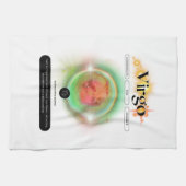 Linge De Cuisine Symbole moderne Zodiac Virgo Quote Élément Terre (Horizontal)