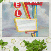 Linge De Cuisine Symbole motel de vacances (Plié)