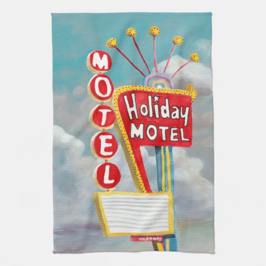 Linge De Cuisine Symbole motel de vacances (Vertical)