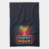 Linge De Cuisine SYMBOLE NEON Happy Hour (Vertical)