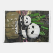 Linge De Cuisine SYMBOLE Panda DU Zoo D'Ueno (Horizontal)