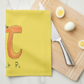 Linge De Cuisine Symbole Peach Pi Enseignant Math (Quart Plié)