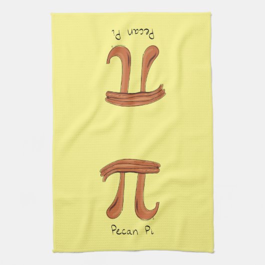 Linge De Cuisine Symbole Pecan Pi mignon Math enseignant cadeau (Vertical)