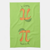 Linge De Cuisine Symbole Pi Peach Math Funny (Vertical)