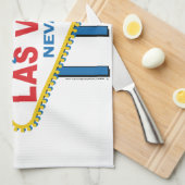 Linge De Cuisine SYMBOLE RÉtro DE Las Vegas (Quart Plié)