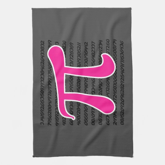 Linge De Cuisine Symbole rose chaud (Vertical)