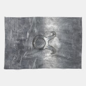 Linge De Cuisine Symbole Taurus Zodiaque en Grunge Style désossé (Horizontal)