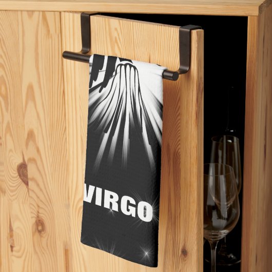 Linge De Cuisine Symbole Virgo (Pliage en tiers)