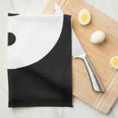 Linge De Cuisine Symbole Yin Yang - tatouage solide design 2 (Quart Plié)