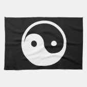 Linge De Cuisine Symbole Yin Yang - tatouage solide design 2 (Horizontal)