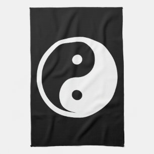 Linge De Cuisine Symbole Yin Yang - tatouage solide design 2