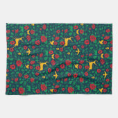 Linge De Cuisine Symboles de la vie de Frida Kahlo | (Horizontal)