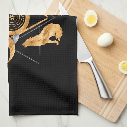 Linge De Cuisine Symboles d'Hécate (Quart Plié)