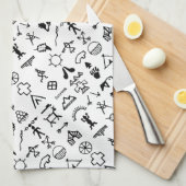 Linge De Cuisine Symboles d'images amérindiens (Quart Plié)