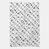 Linge De Cuisine Symboles d'images amérindiens (Vertical)