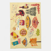 Linge De Cuisine Symboles espagnols Amateurs de voyage (Vertical)