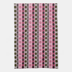 Linge De Cuisine SYMBOLES rose