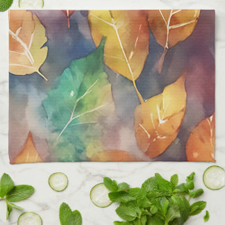 Linge De Cuisine Symphonie Automnale de Couleurs