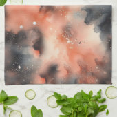 Linge De Cuisine Symphonie céleste Abstraite d'aquarelle (Plié)