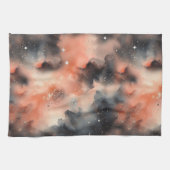 Linge De Cuisine Symphonie céleste Abstraite d'aquarelle (Horizontal)