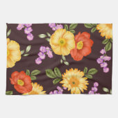 Linge De Cuisine Symphonie d'Automne - Conception Florale (Horizontal)