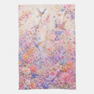 Linge De Cuisine Symphonie secrète des fleurs