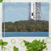Linge De Cuisine Système de lancement spatial de fusée de NASA sur (Plié)