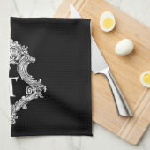 Linge De Cuisine T Monogramme initial (Quart Plié)