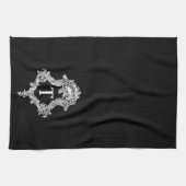 Linge De Cuisine T Monogramme initial (Horizontal)