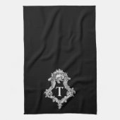 Linge De Cuisine T Monogramme initial (Vertical)