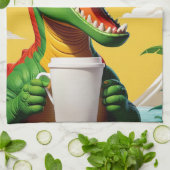 Linge De Cuisine T-Rex Dinosaur Drôle (Plié)