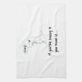 Linge De Cuisine T-Rex n'est pas heureux (Vertical)
