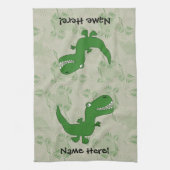 Linge De Cuisine T-Rex Tyrannosaurus Rex Dinosaur Cartoon Enfants G (Vertical)