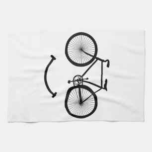 Linge De Cuisine T-Shirt Bicycle et Smile Vélo Tee Shirt Noir