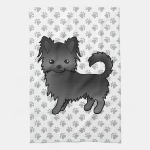 Linge De Cuisine T-shirt Chien de dessin animé Chihuahua à manteau
