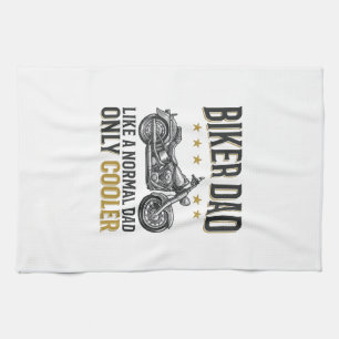 Linge De Cuisine T-shirt citation moto vintage Biker Papa_1
